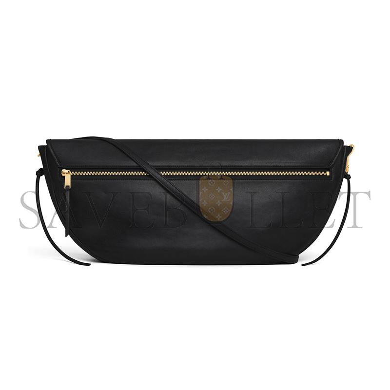 CELINE HALFMOON SOFT TRIOMPHE BAG IN SUPPLE SHINY LAMBSKIN 124142T88.38NO (46*19*10cm)